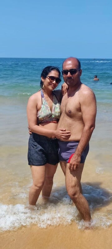 Gujarati couple nude sex in beach resort pics