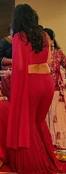 Newly married cute wife boobs showing to husband