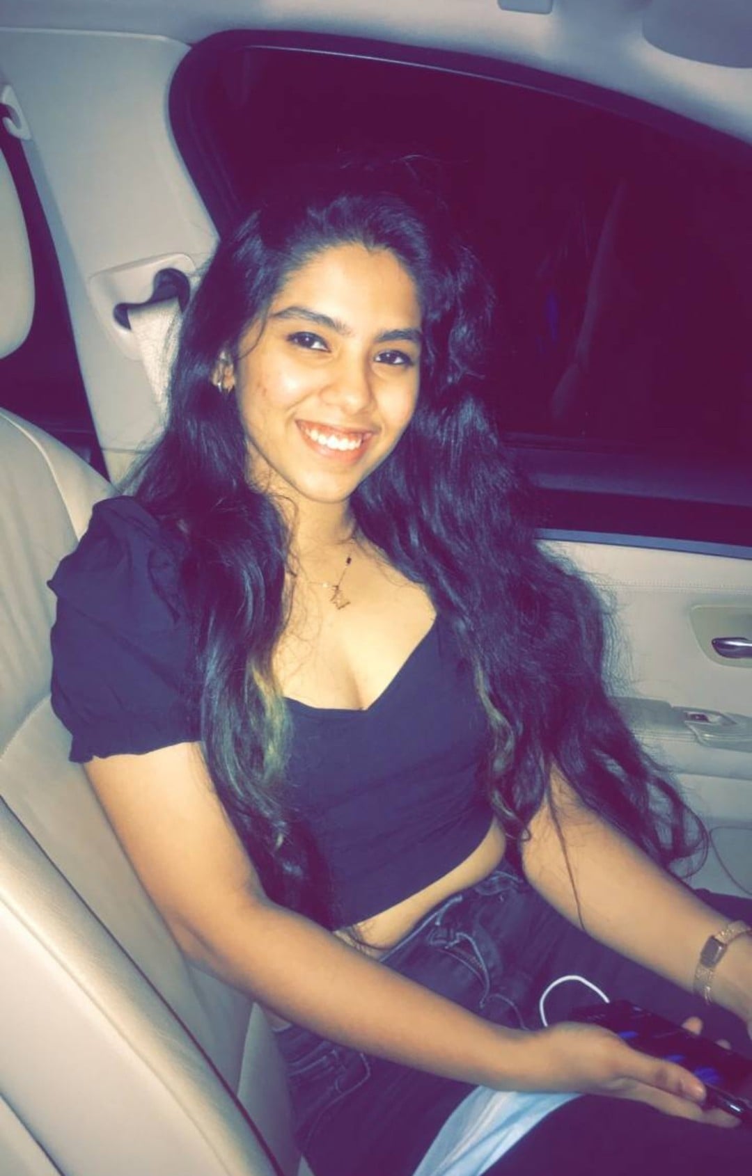 Beautiful girl boob press by boyfriend and topless