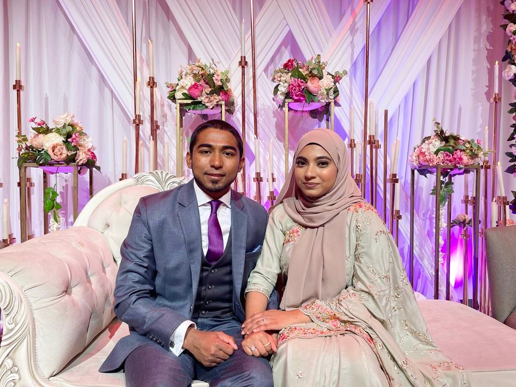 Wedding anniversary celebration with nude sex