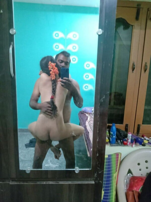 Newly married Telugu couple first night sex photos