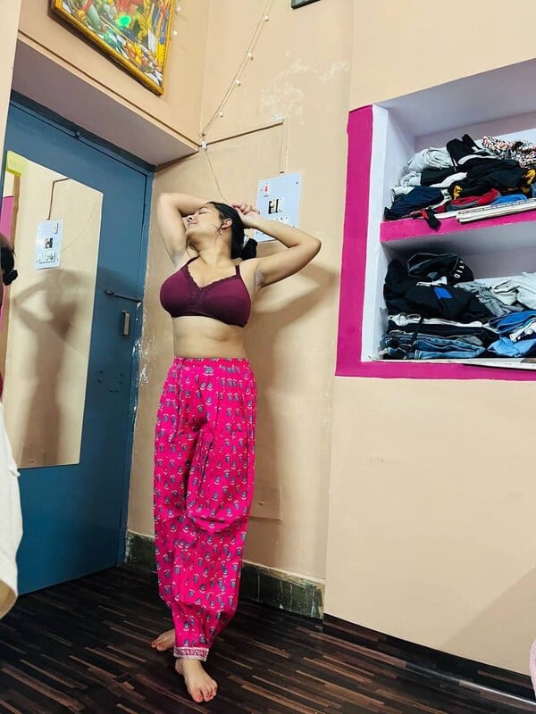 Tanker wife nude bath and shy romance with hubby