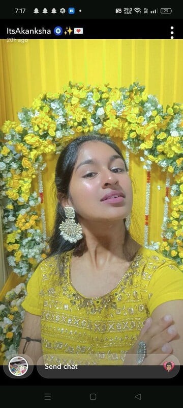 Live cam app nude photos shared by a cute girl