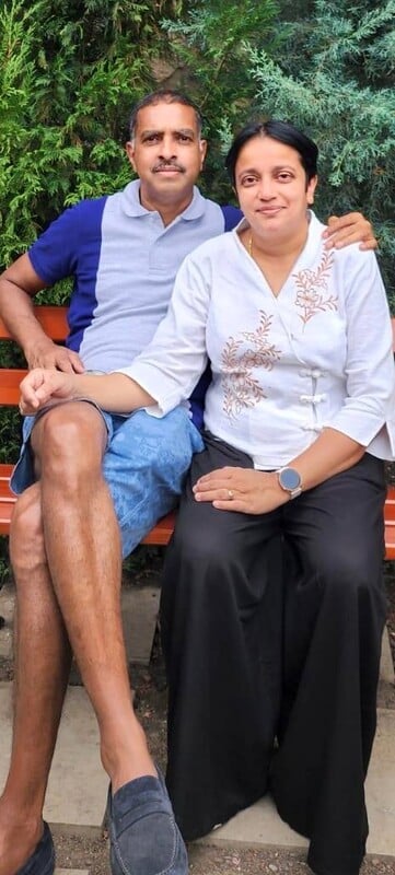 Indian swinger couple nude sex in hotel room