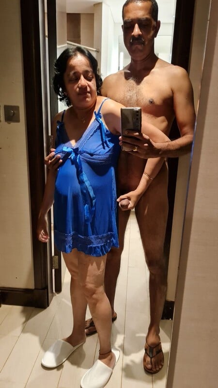 Indian swinger couple nude sex in hotel room