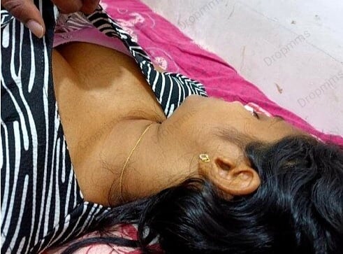 Sleeping Tamil sister hairy pussy and cleavage expose