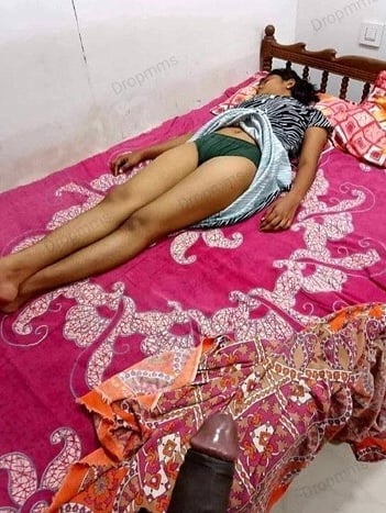 Sleeping Tamil sister hairy pussy and cleavage expose