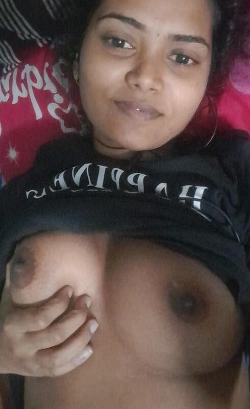 Tamil village girl with round boobs and hairy pussy
