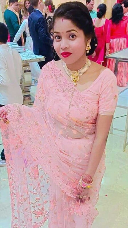 Beautiful Desi girl spreading hairy pussy lips