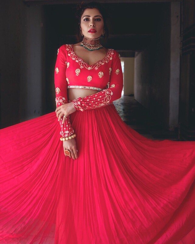 Instagram influencer Farrah in see through dress