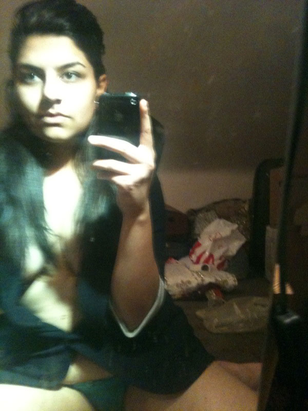 Chubby Indian Girl Taking Nude Selfies
