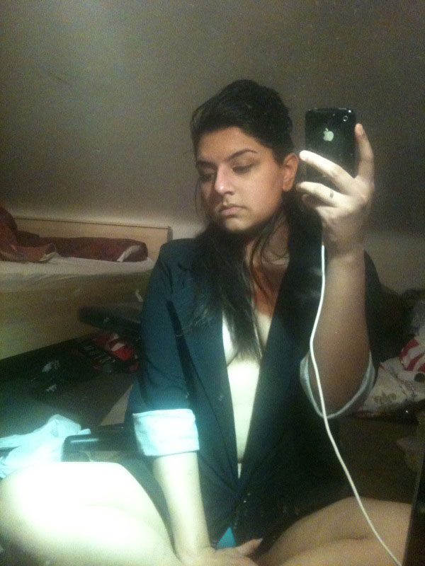 Chubby Indian Girl Taking Nude Selfies