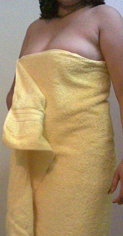 Indian Housewife Najmi Towel Unwrapped Naked