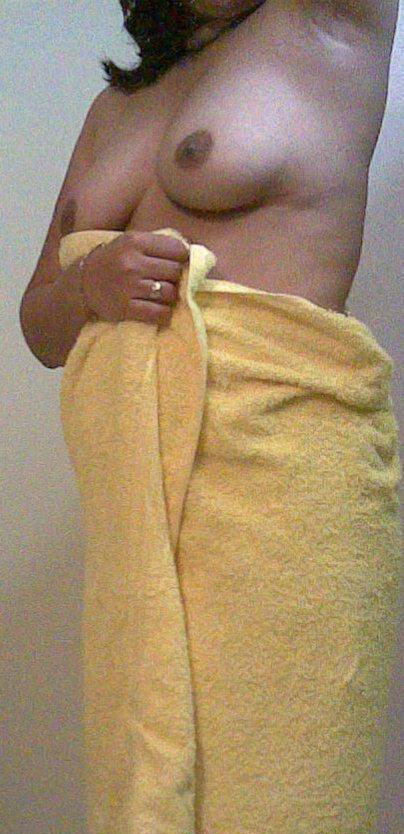Indian Housewife Najmi Towel Unwrapped Naked