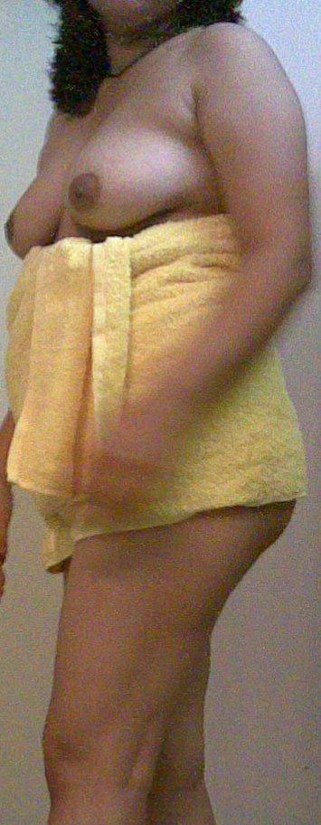 Indian Housewife Najmi Towel Unwrapped Naked