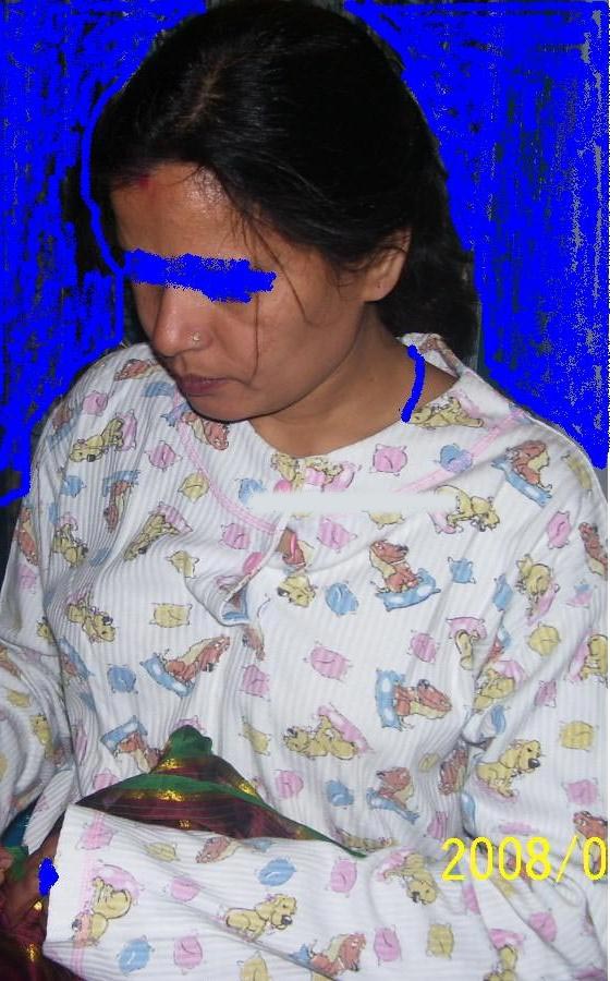 Indian Housewife Beena Playing With Boobs