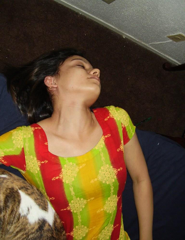 Horny Indian Girl Meenakshi Lying On Bed