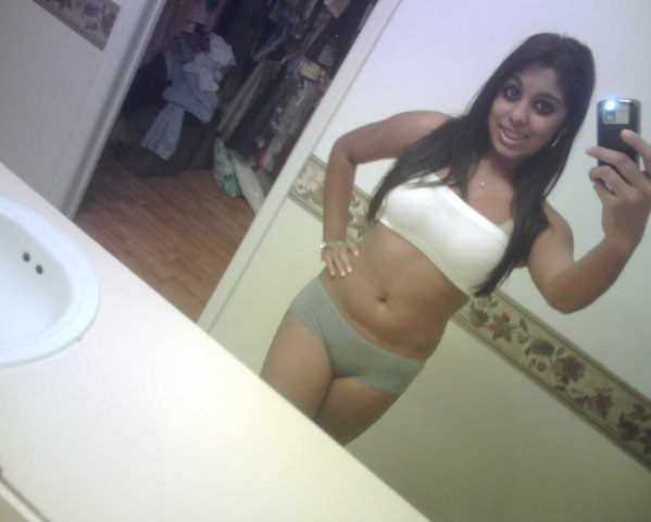 Busty Babe Karina Posing Hot On Camera