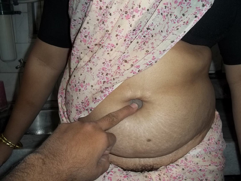 Mature Indian Aunty Posing Nude Kitchen