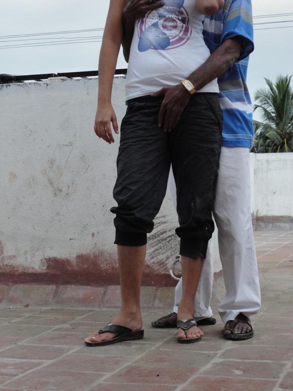 Sexy Indian Girl Gropped By Boyfriend