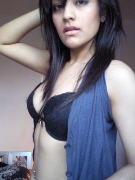 Stunning Desi Girl Shilpa Blue Dress Stripping Nude