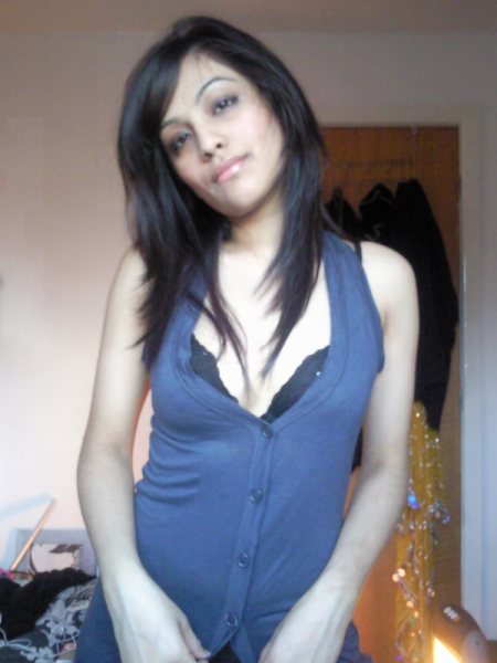 Stunning Desi Girl Shilpa Blue Dress Stripping Nude