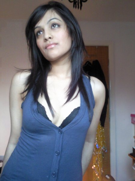 Stunning Desi Girl Shilpa Blue Dress Stripping Nude