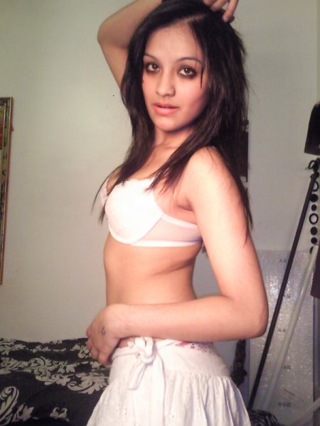 Stunning Desi Girl Shilpa Blue Dress Stripping Nude
