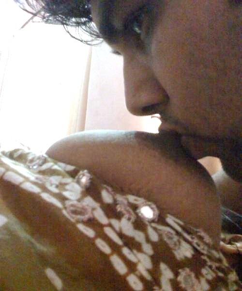 Indian Man Suck His Desi Wife Boobs