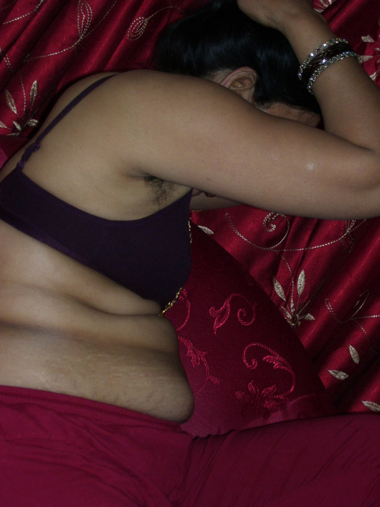 Newly married indian couple on their honeymoon having sex