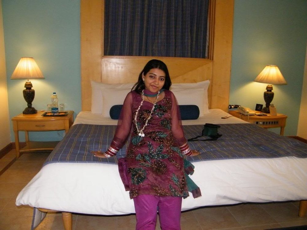 Young Newly Married Indian Couple Honeymoon