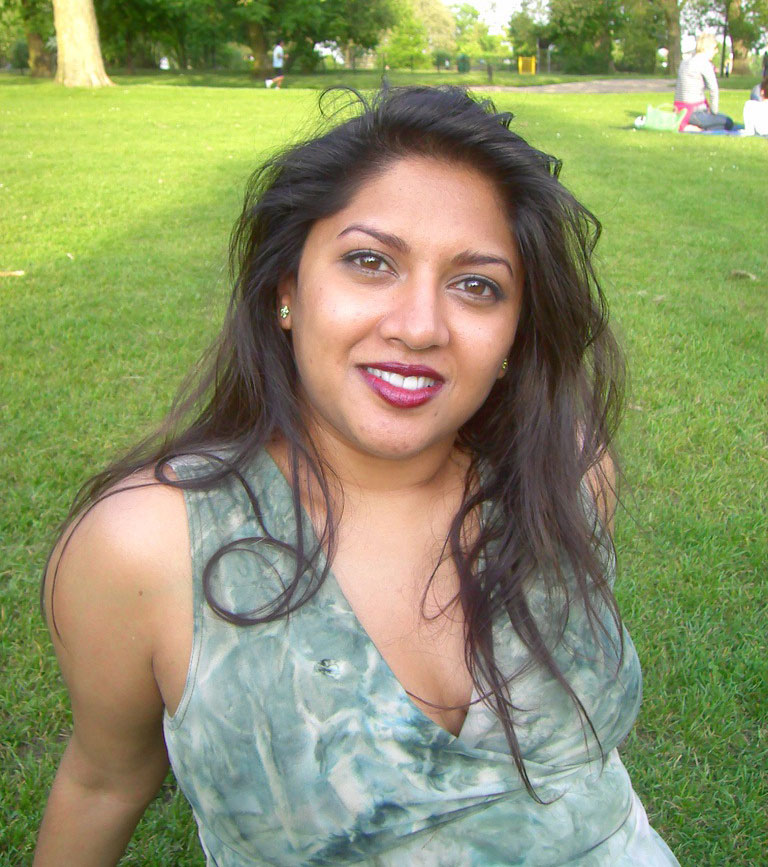 Busty indian babe laying naked in bed for her boyfriend