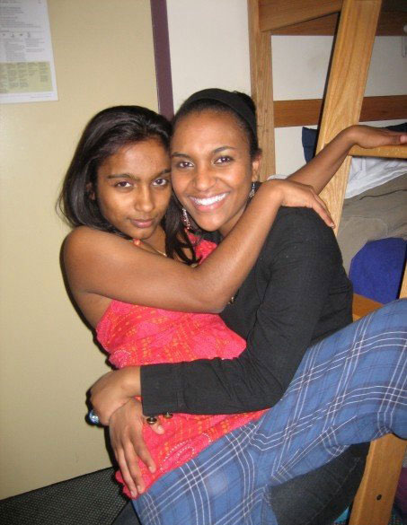 Naughty indian girls playing with each other