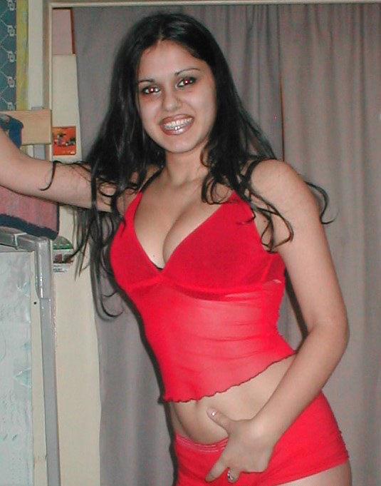 Mix bag picture of indian girl showing off