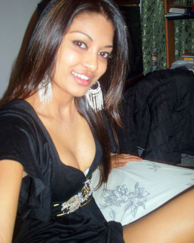 Mix bag picture of indian girl showing off