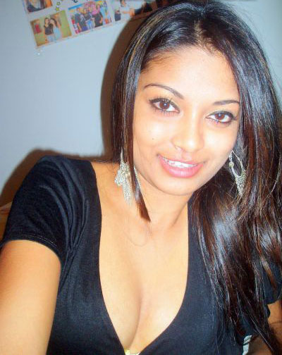 Mix bag picture of indian girl showing off