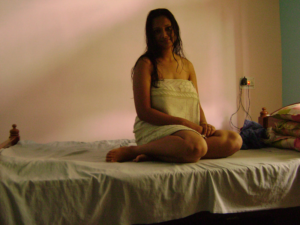 Indian Girl After Shower Unwrapping Her Towel