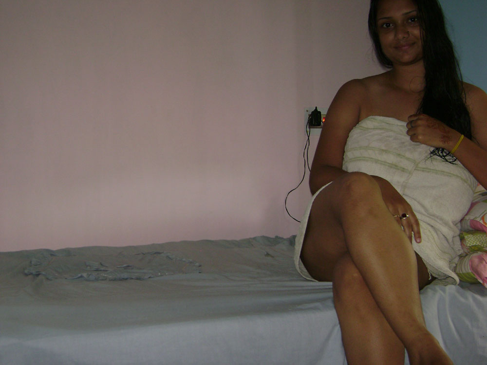 Indian Girl After Shower Unwrapping Her Towel