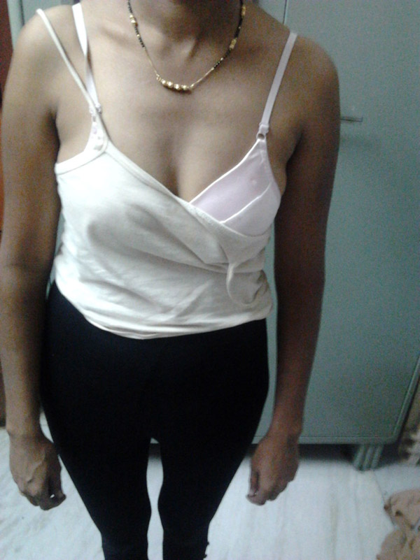 Sweet young indian ganga wife getting naked for her hubby