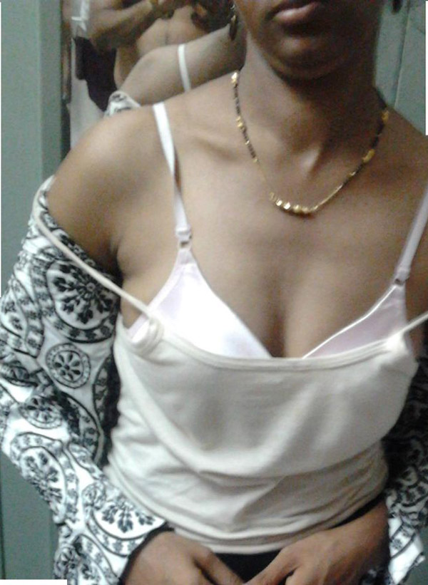 Sweet young indian ganga wife getting naked for her hubby