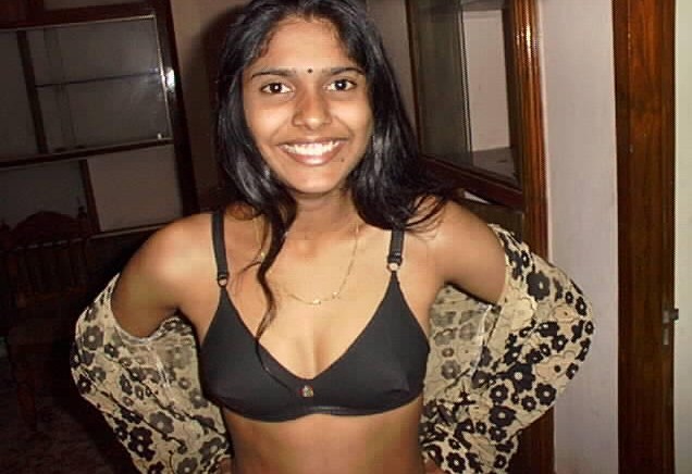 Newly married indian girl stripping herself off