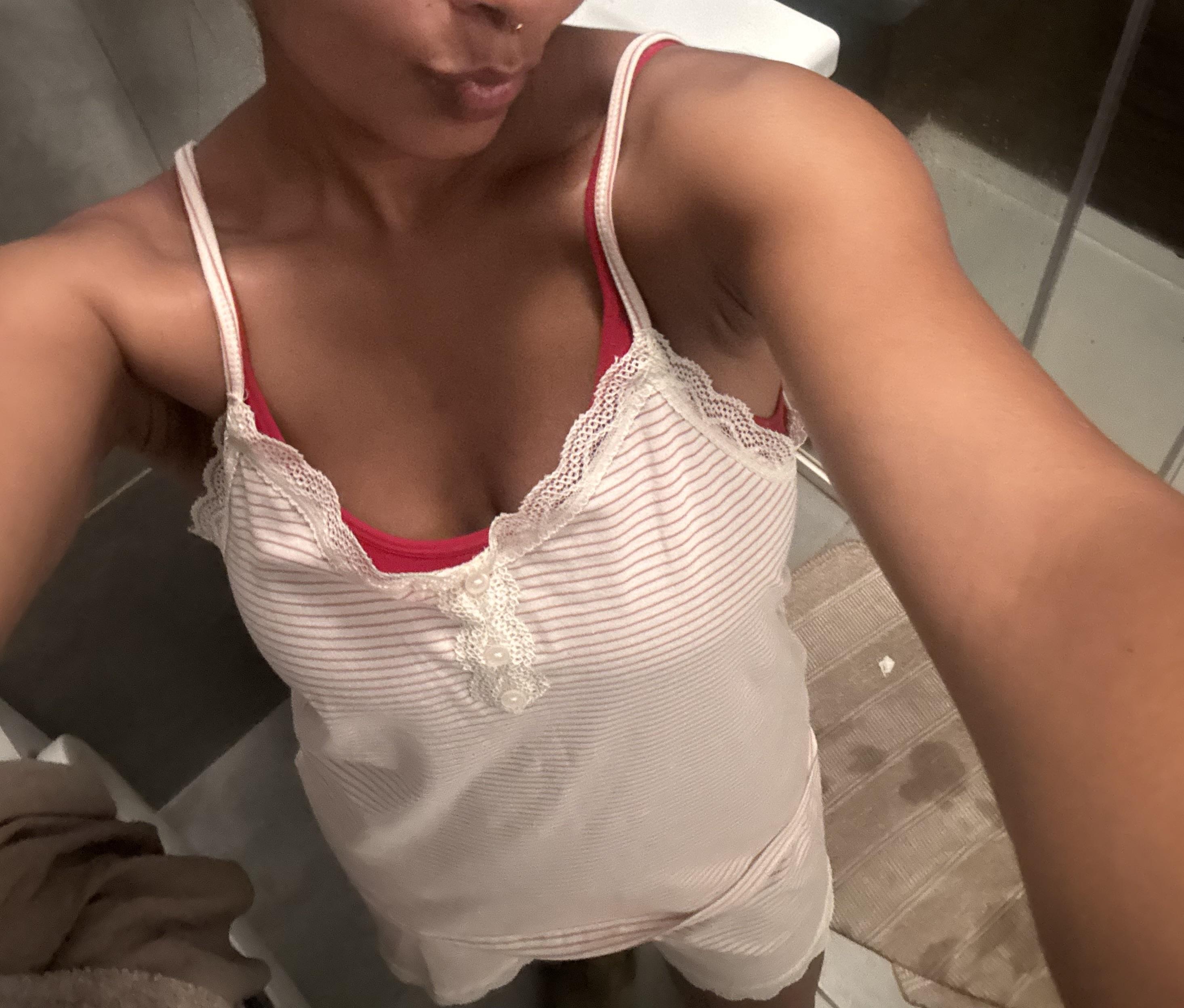 Modest Indian Wife Showing Her Perfect Natural Curves