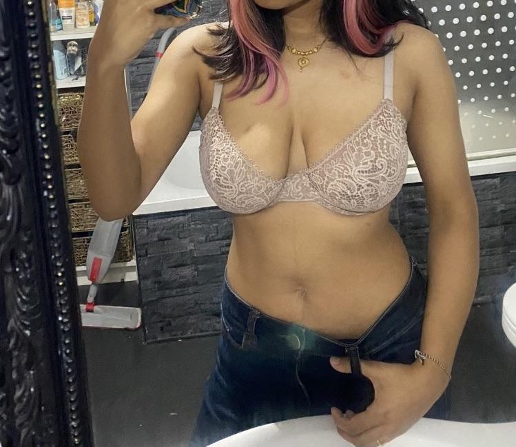 Indian Wife Stripping Naked Asking If She Looks Sexier So