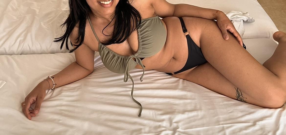 Indian Girlfriend Stripping From Bikini Riding You Wild