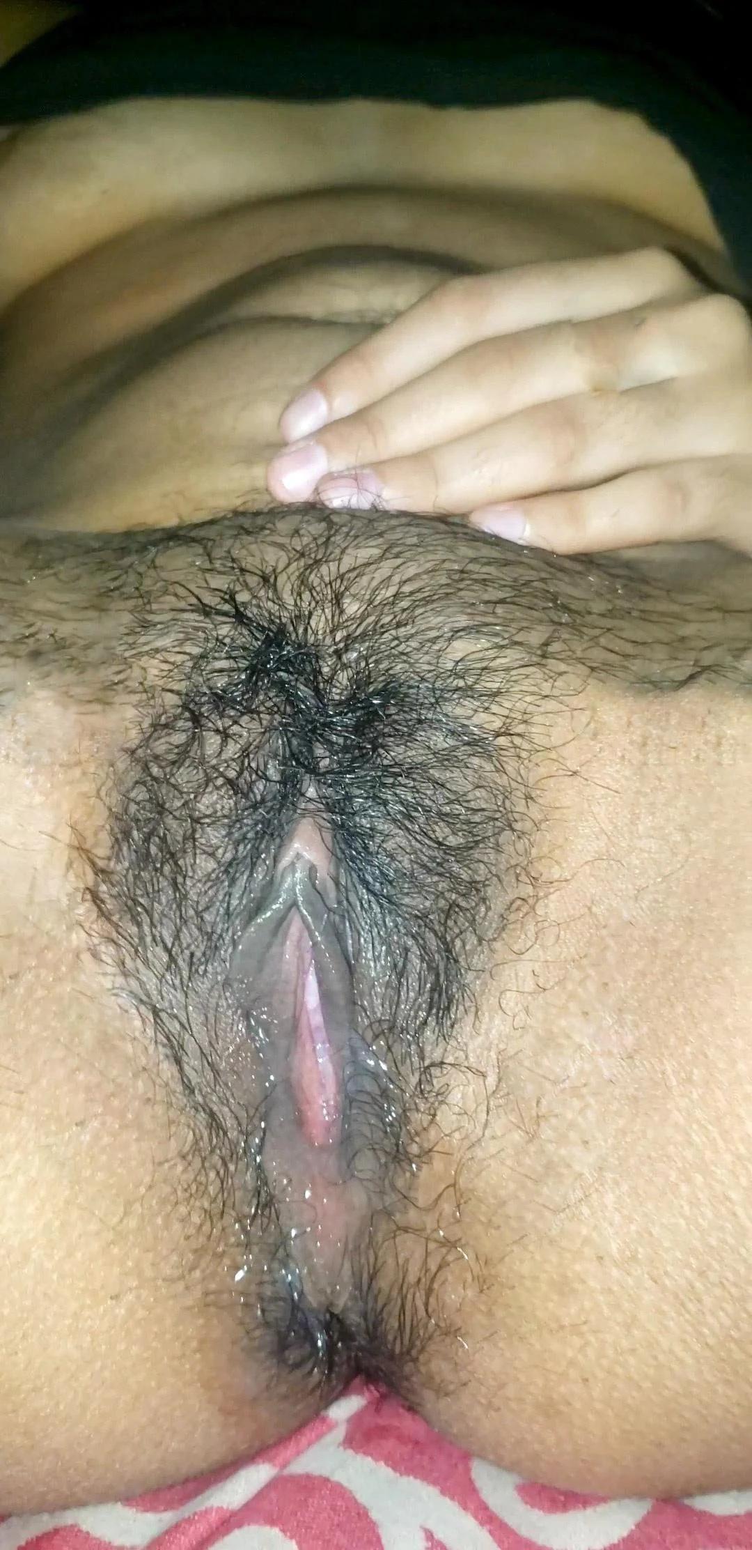 Indian Amateur Showing Hairy Pussy Spreading For You
