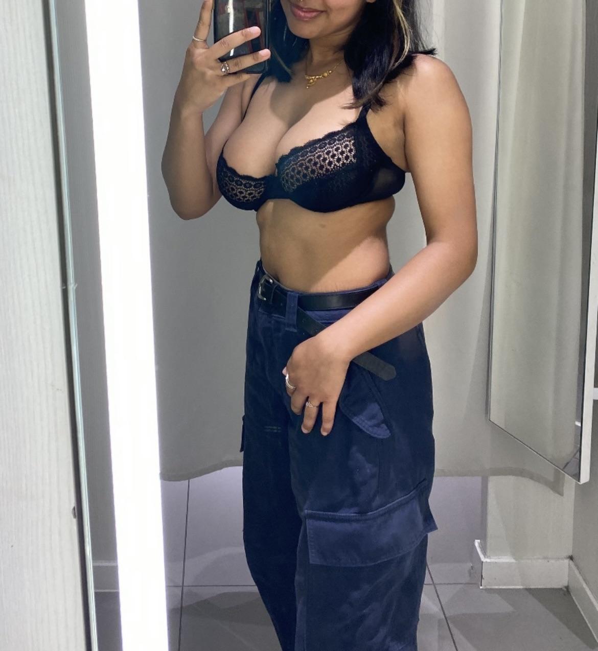 Indian Wife Exposed In Changing Room Waiting For You Now