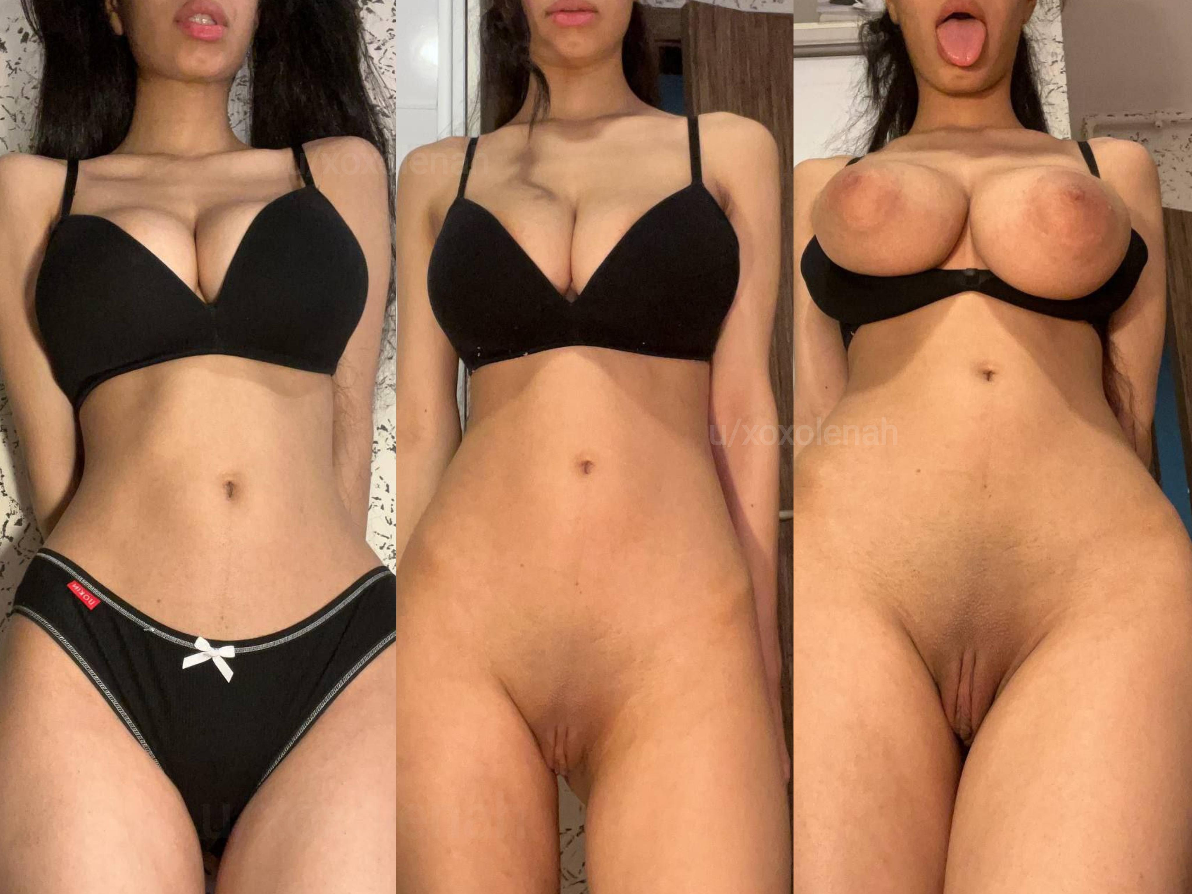 Indian Girlfriend Stripping One Piece At A Time