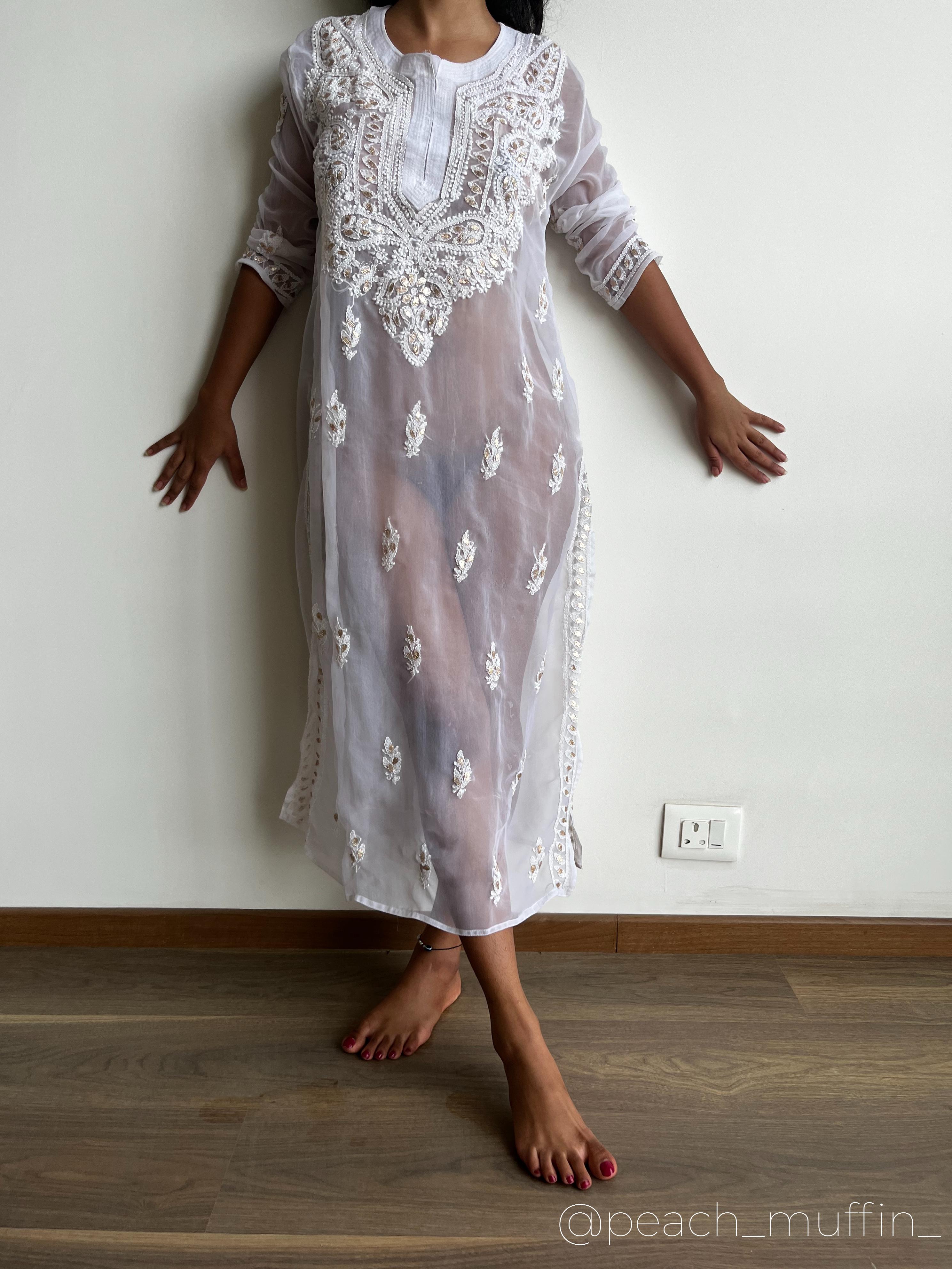 Desi Girlfriend Stripping White Lingerie For Boyfriend