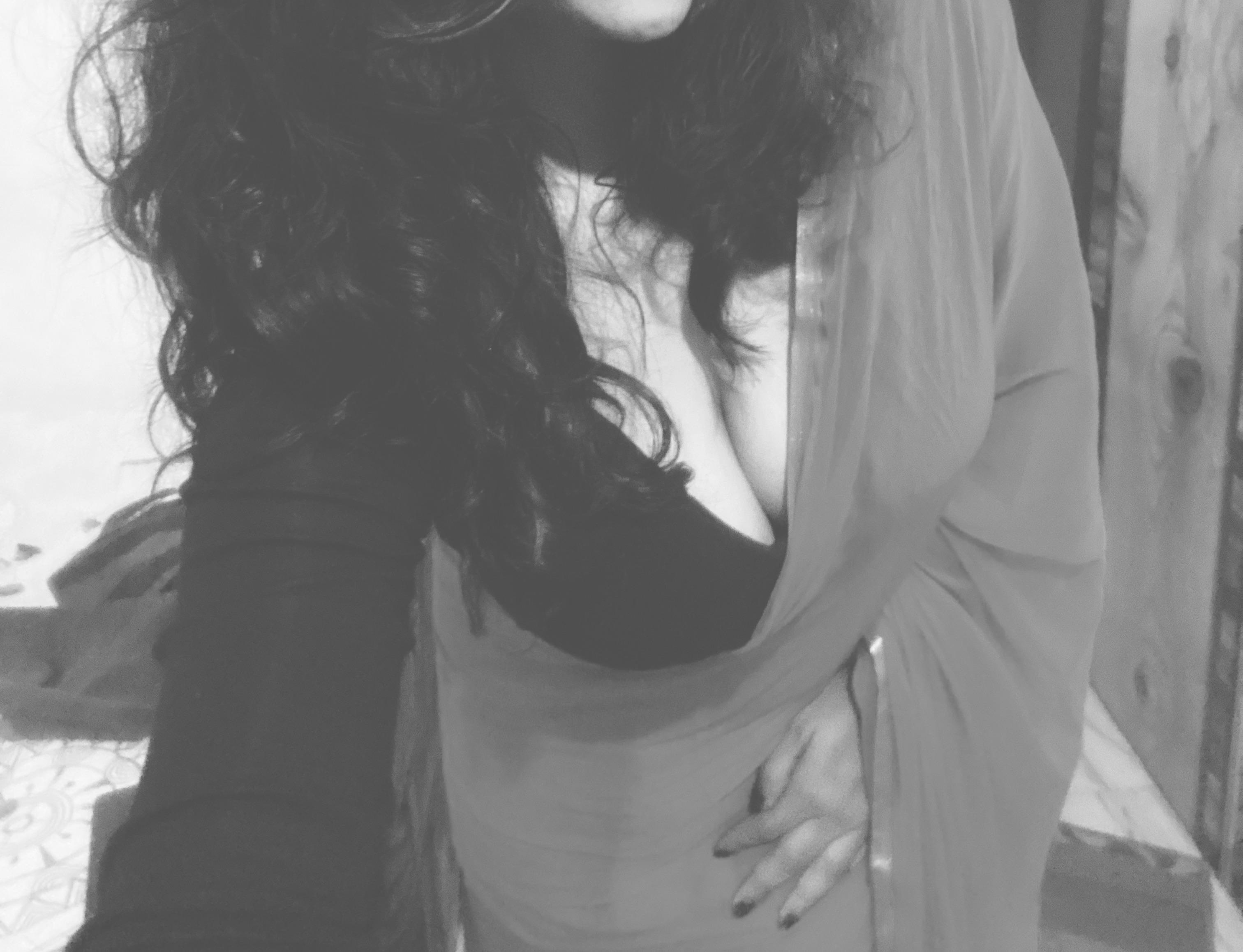 Peeking at My Naughty Nipples Slipping Out While I Finger My Dripping Wet Desi Pussy Tease