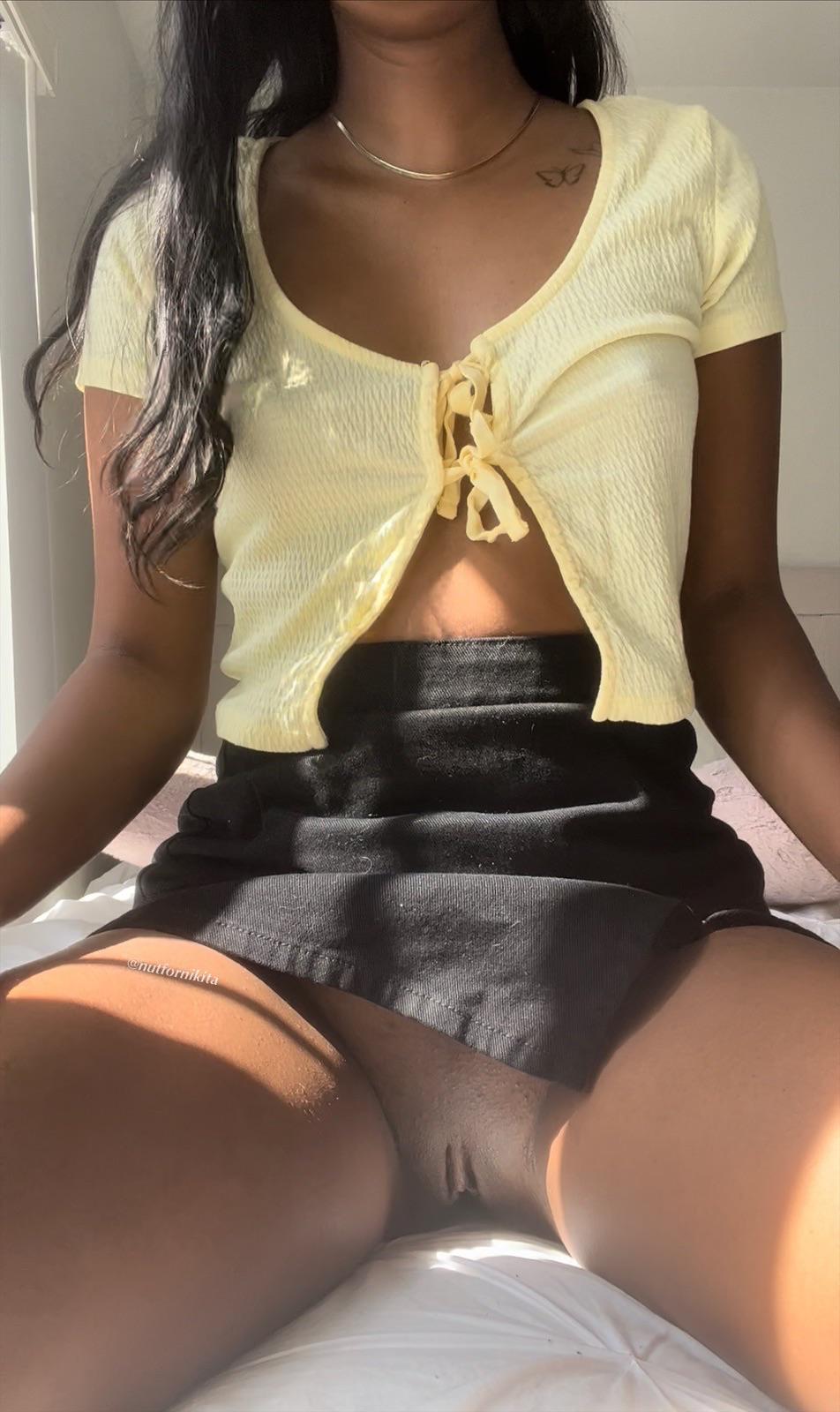 Patiently waiting for a hard cock to sit